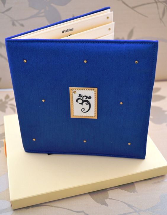 Trouwkaart Royal Blue