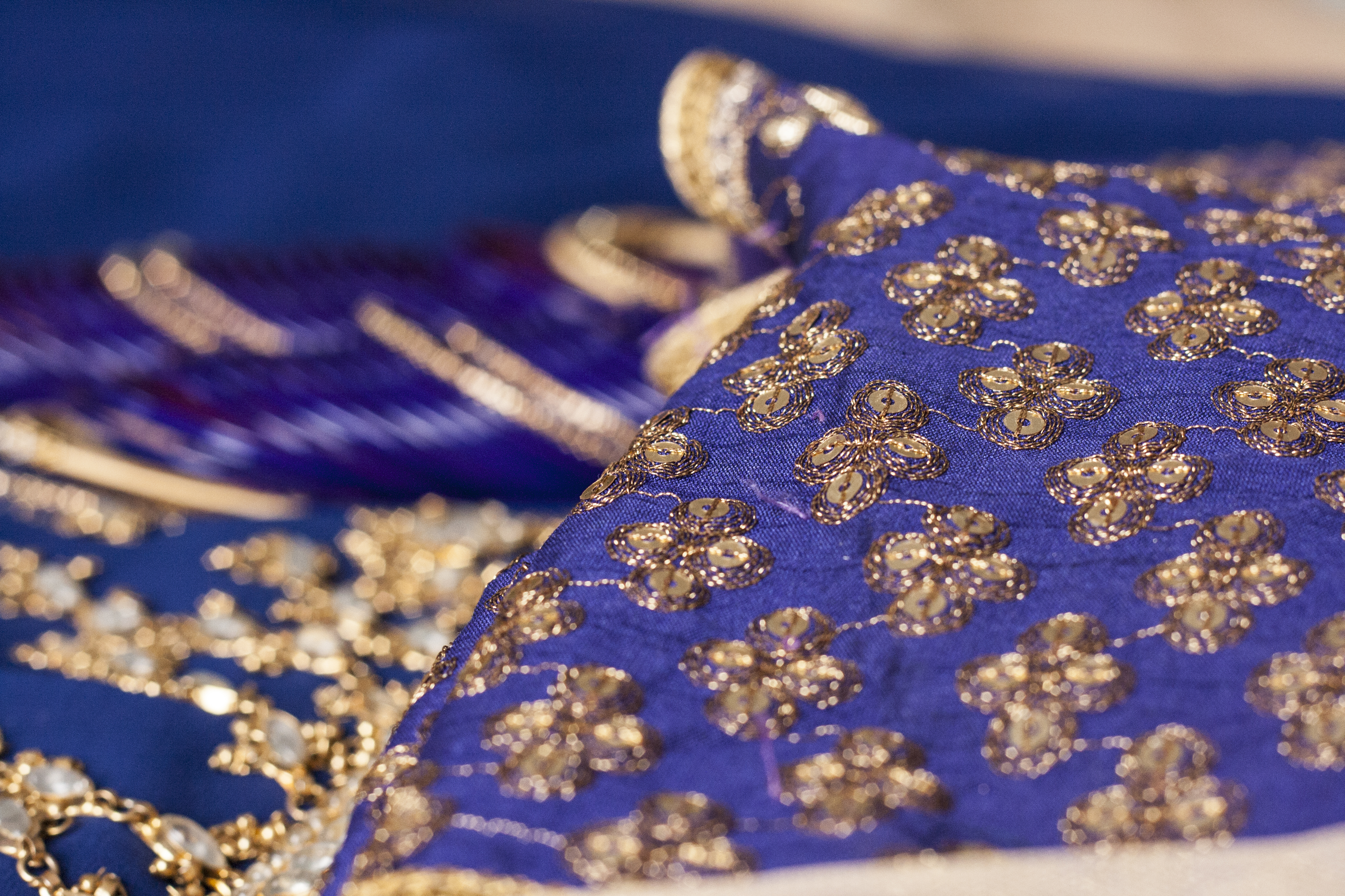 Close-up sari blouse