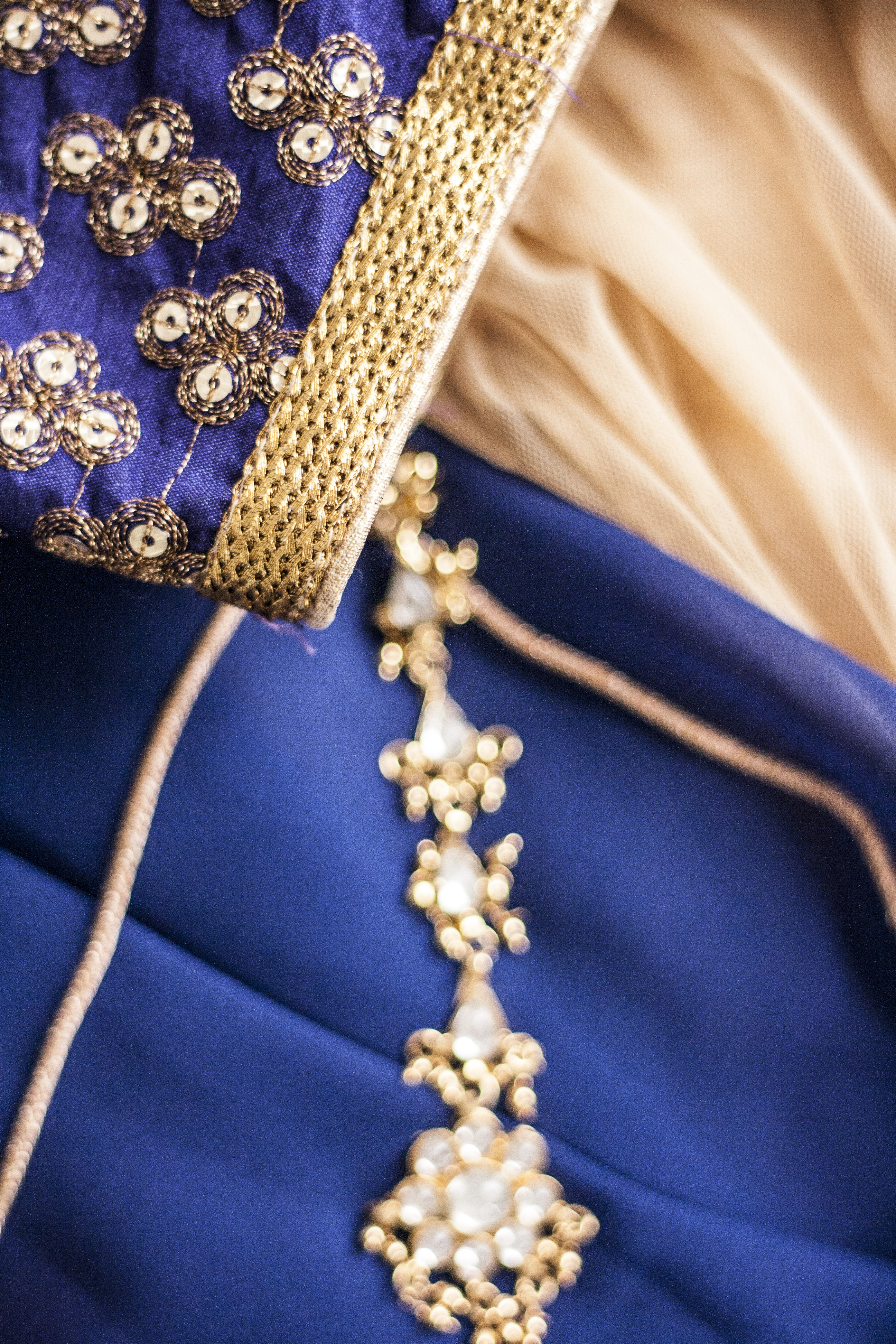 Close-up sari blouse