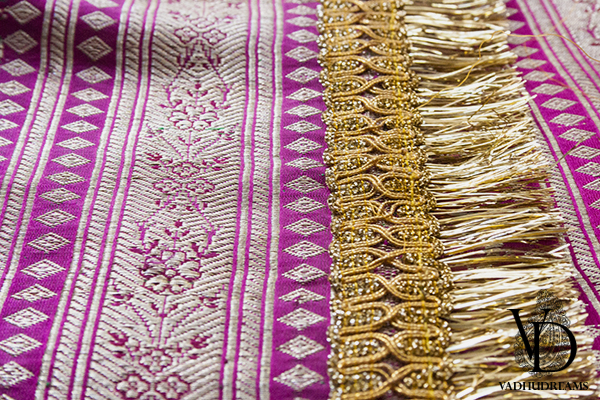 Gouden draad zal roze