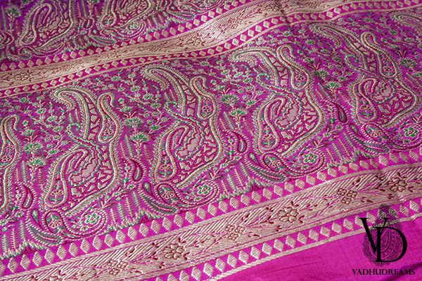 Paisley banarasi pallu