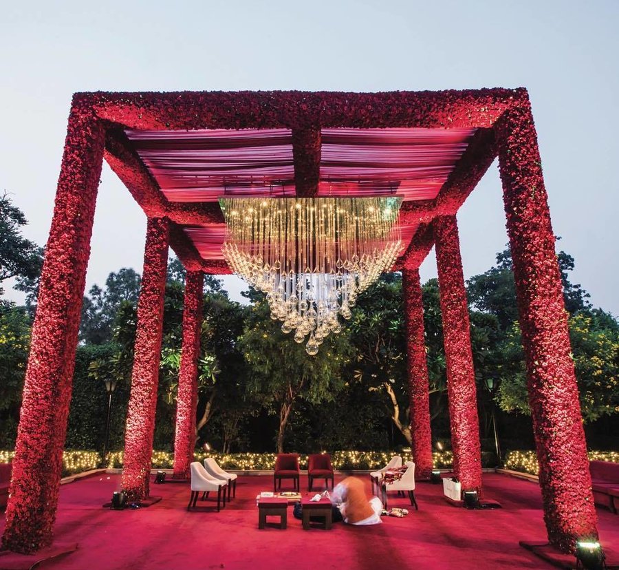 Flower mandap