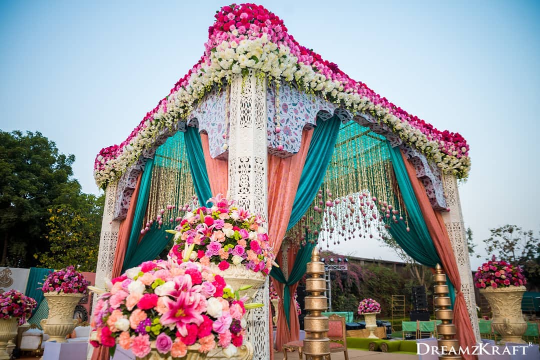 Flower mandap
