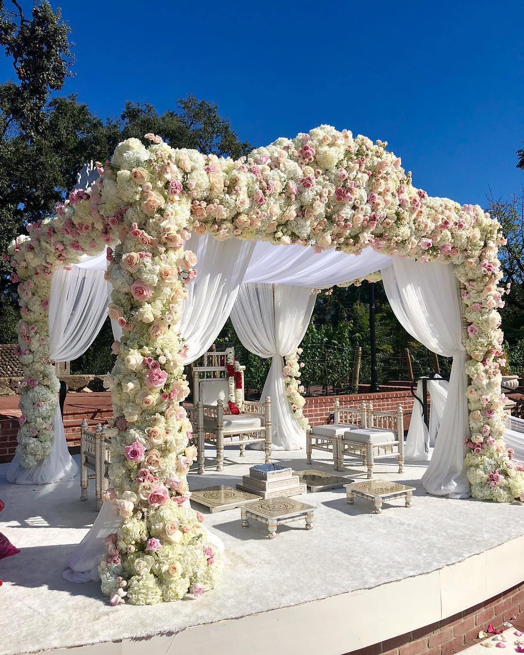 Flower mandap