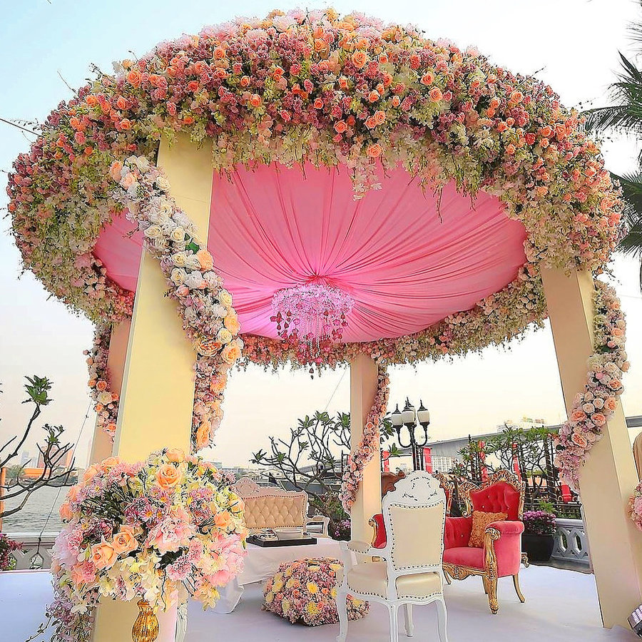 Flower mandap