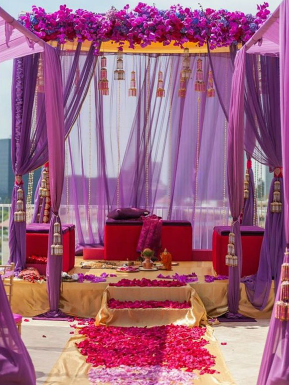 Flower mandap