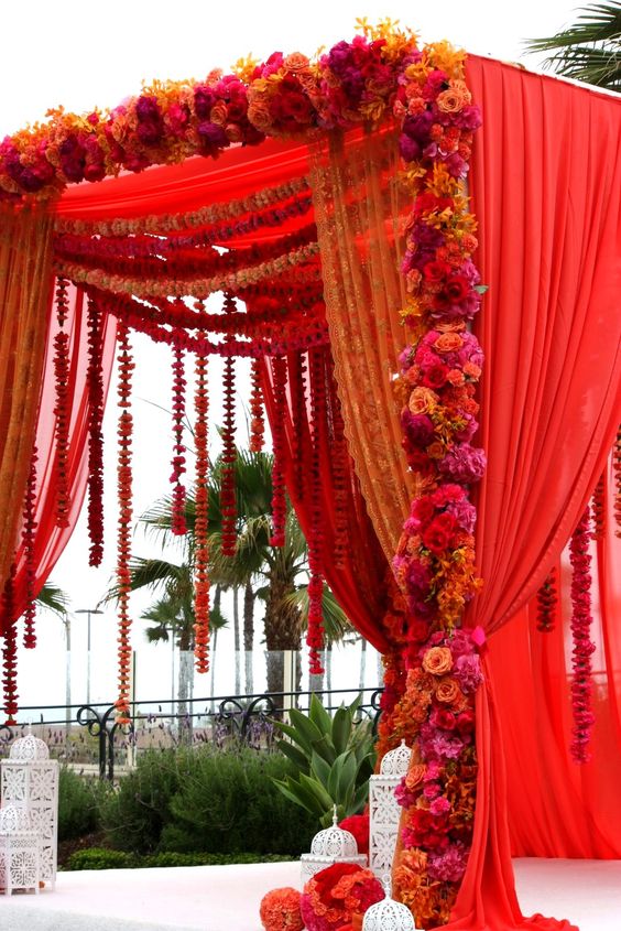 Flower mandap