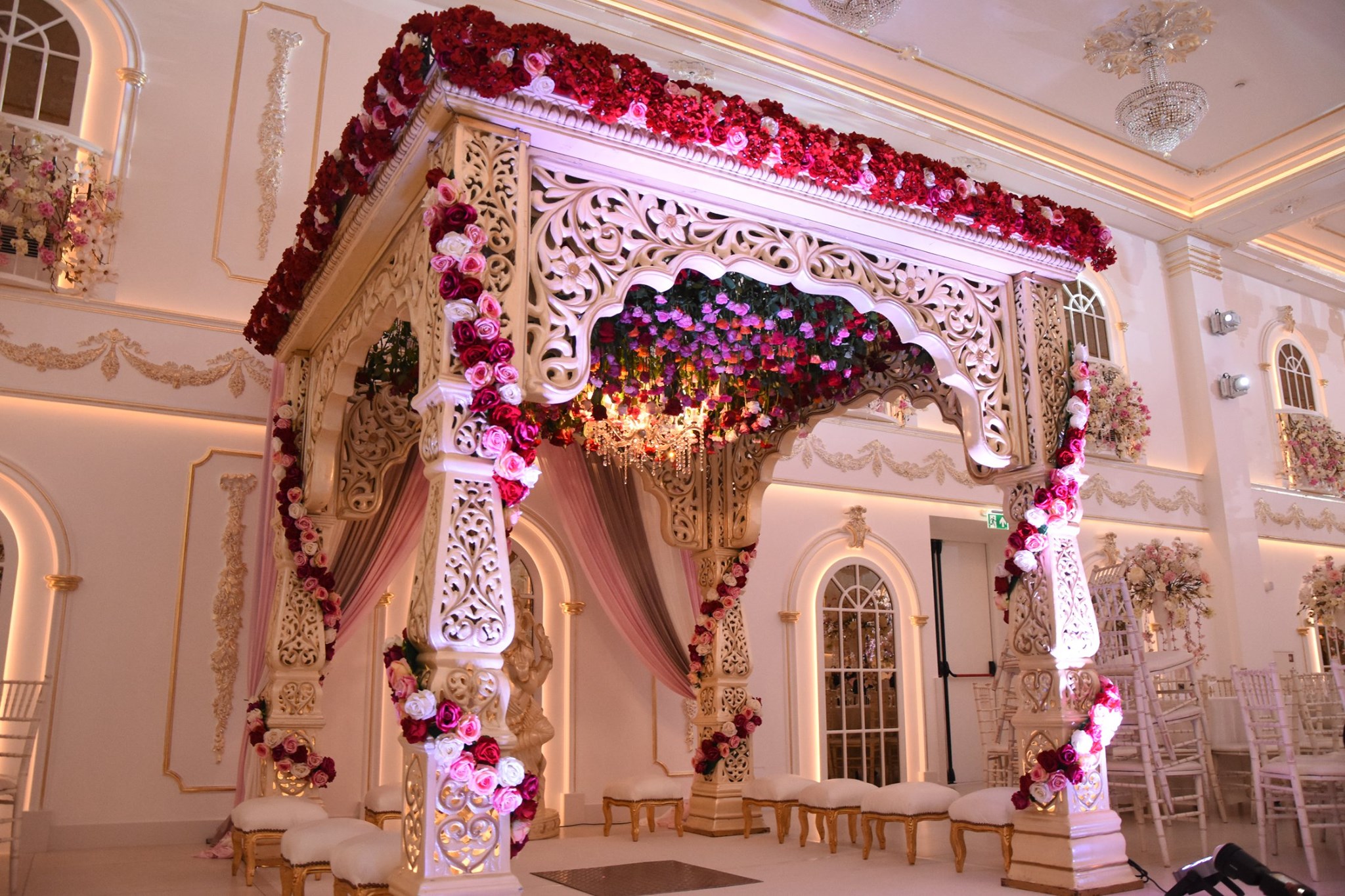 Flower mandap