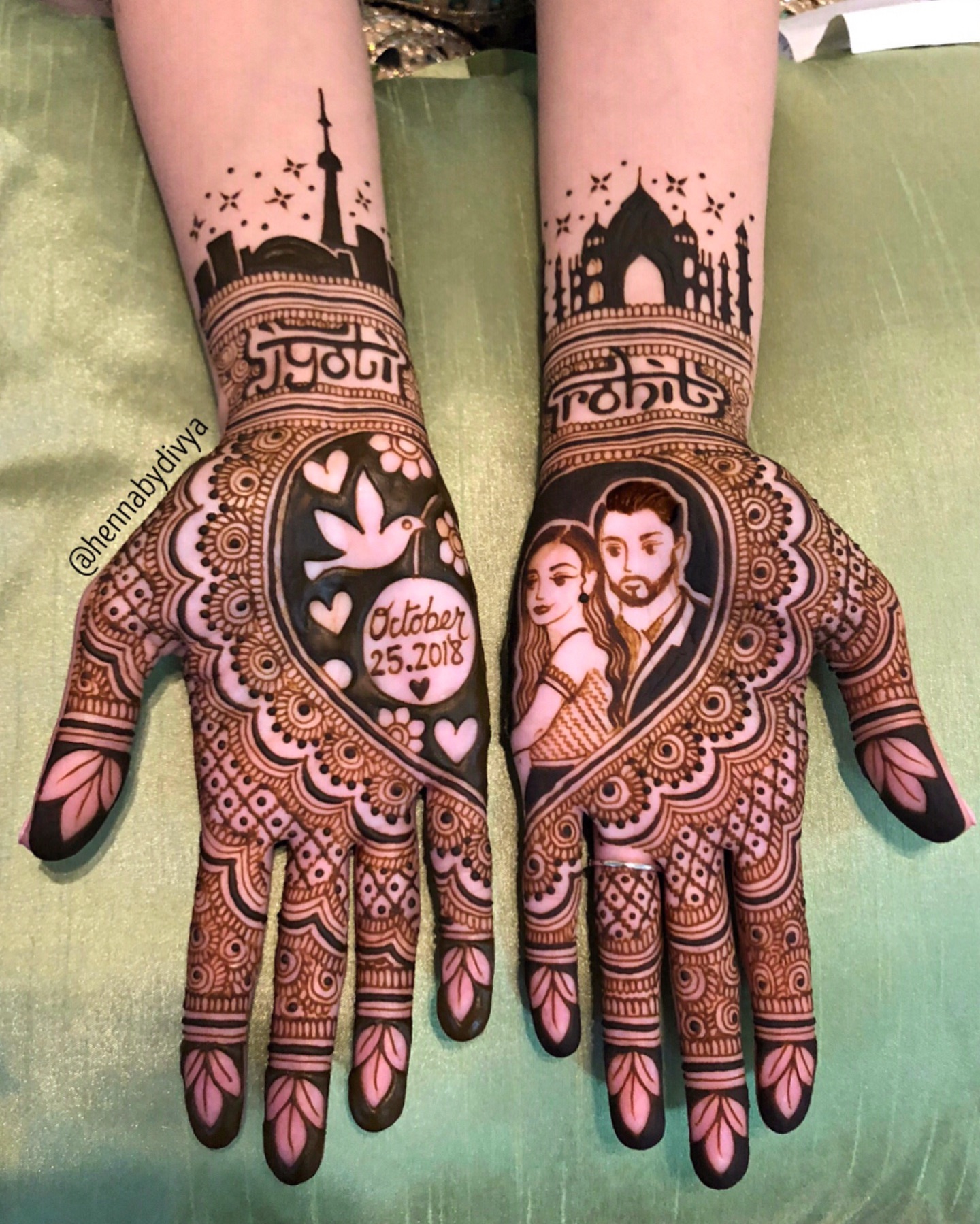 Bridal henna
