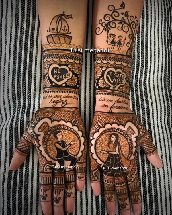 Bridal henna