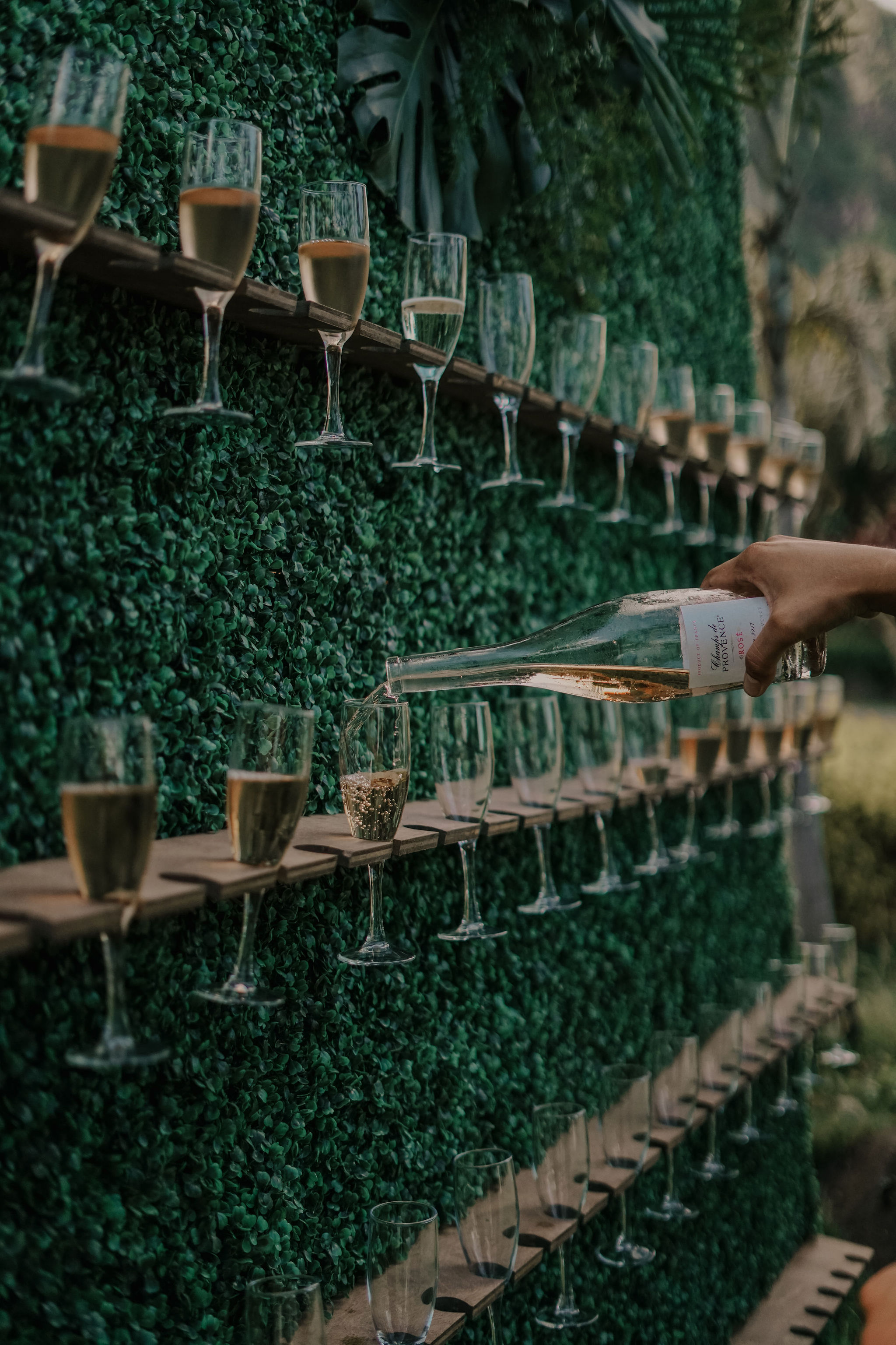 Champagne Wall