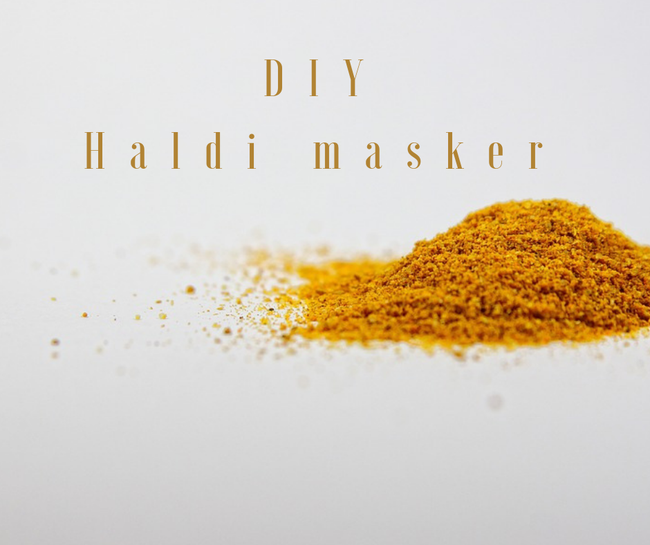 diy haldi masker