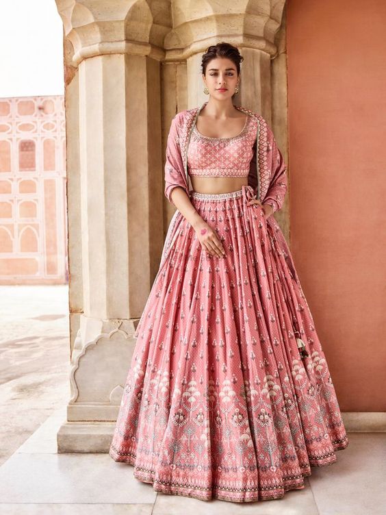 Anita Dongre pink lehenga