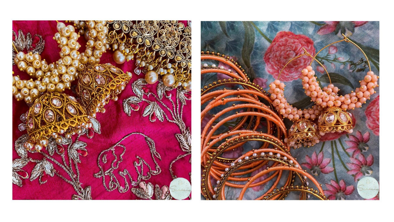 Siddhi's churiyan en jhumka